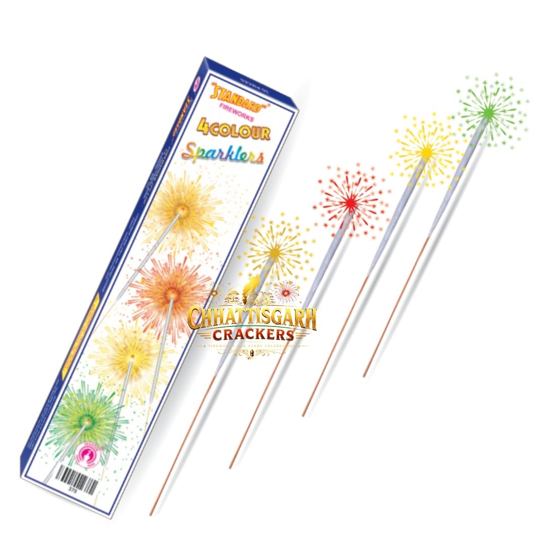 4 Colour Sparklers (12 CM 10 Pcs)